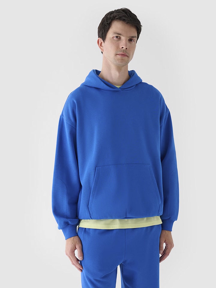 4F Bluza w kolorze niebieskim rozmiar: M