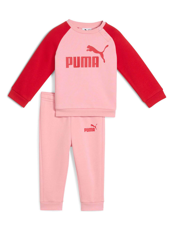 Puma 2-częściowy zestaw w kolorze jasnoróżowo-czerwonym rozmiar: 80