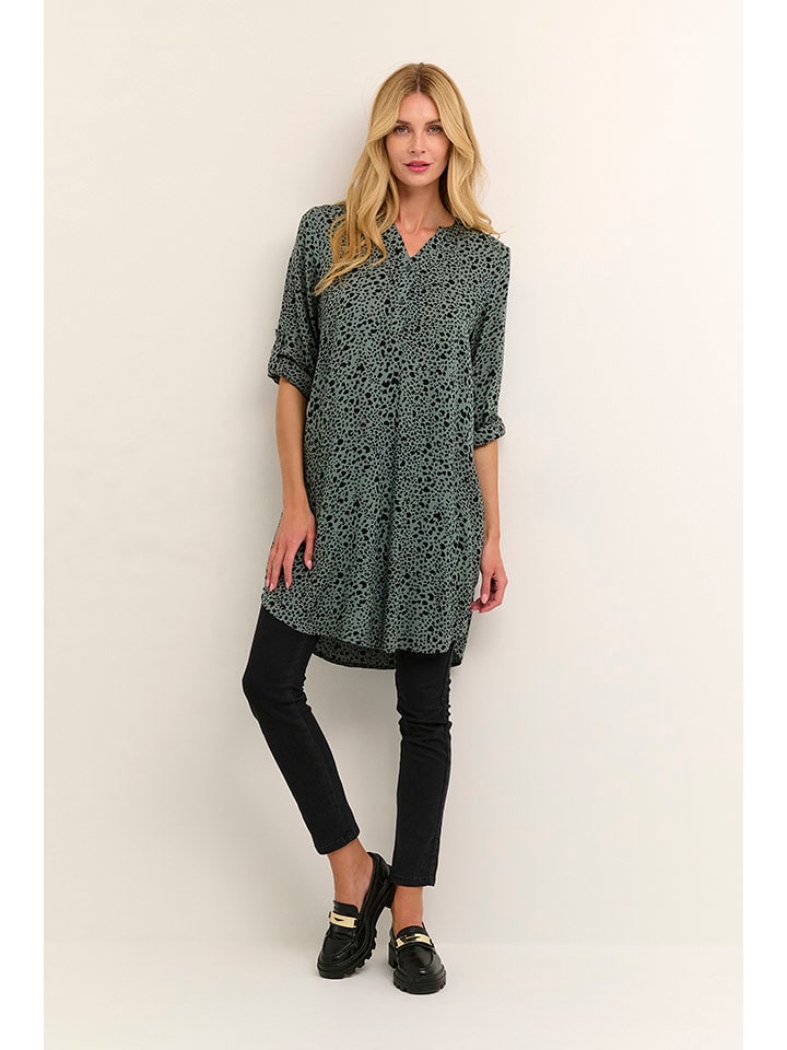 Kaffe Sukienka w kolorze zielonym rozmiar: 38