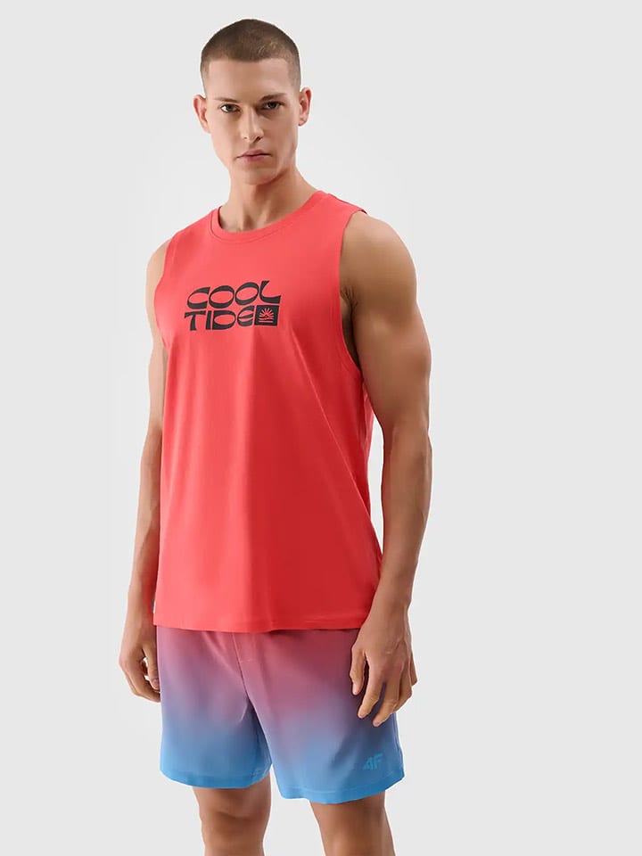 4F Top w kolorze czerwonym rozmiar: S