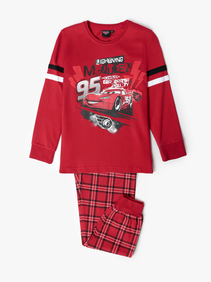 Disney Cars Piżama "Cars" w kolorze czerwonym rozmiar: 164