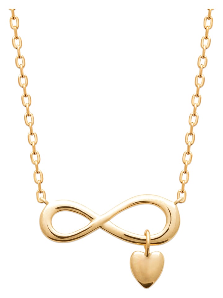 L'Atélier Précieux Pozłacany naszyjnik z elementem ozdobnym - dł. 45 cm rozmiar: onesize