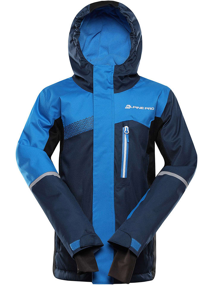 Alpine Pro Kurtka narciarska "Dearo 2" w kolorze granatowo-niebieskim rozmiar: 140/146