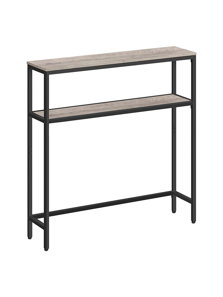 SONGMICS Kredens w kolorze czarno-szarym - 80 x 80 x 20 cm rozmiar: onesize