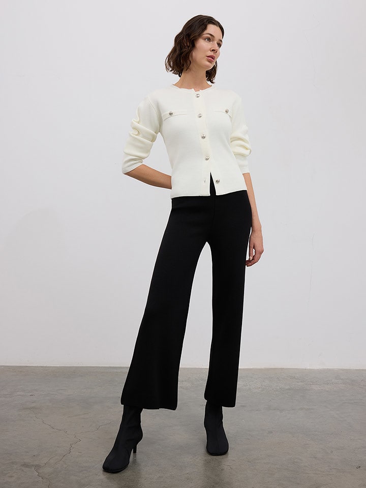 BGN Spodnie w kolorze czarnym rozmiar: 38