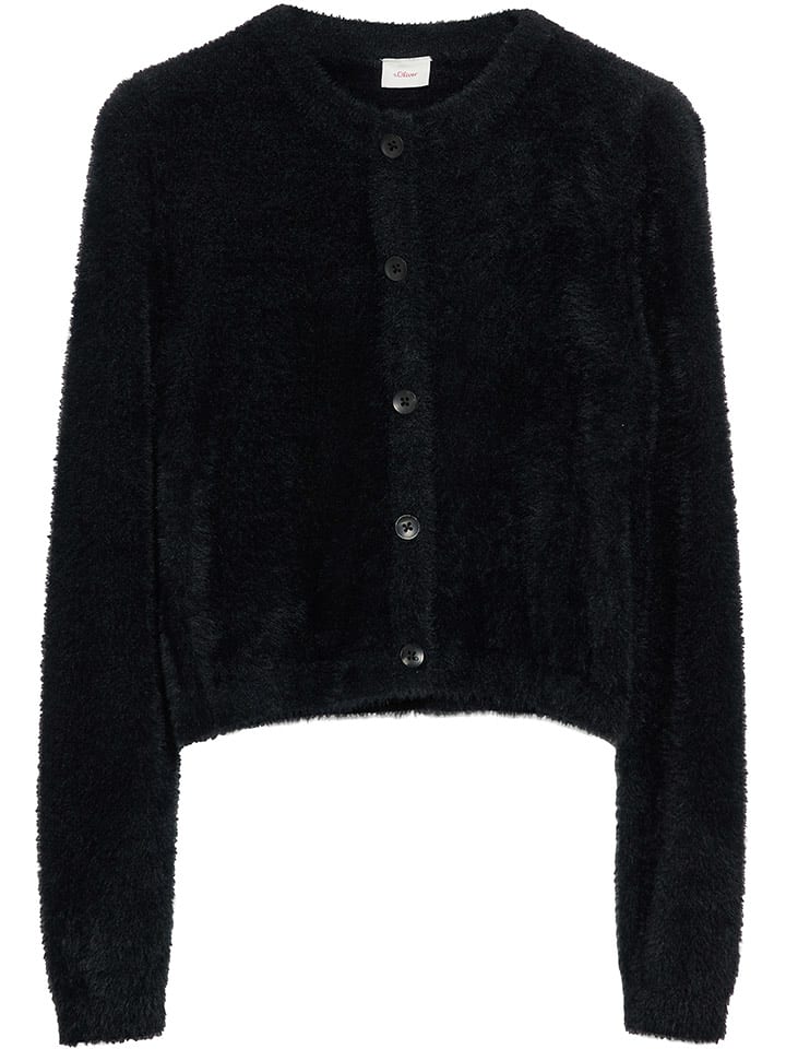 s.Oliver Kardigan w kolorze czarnym rozmiar: 170/176