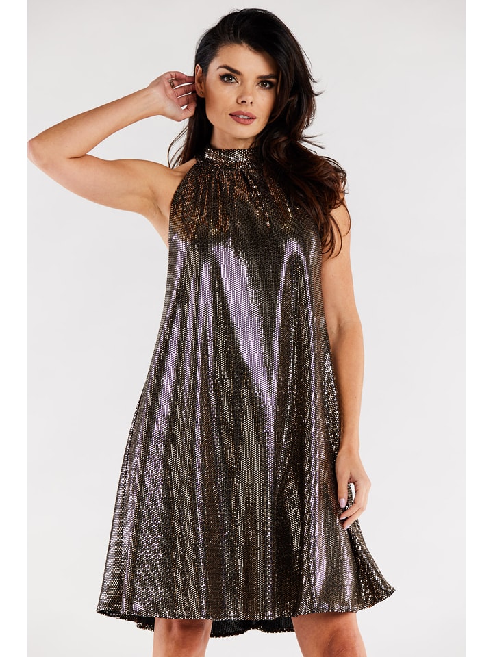 Awama Sukienka w kolorze antracytowym rozmiar: L/XL