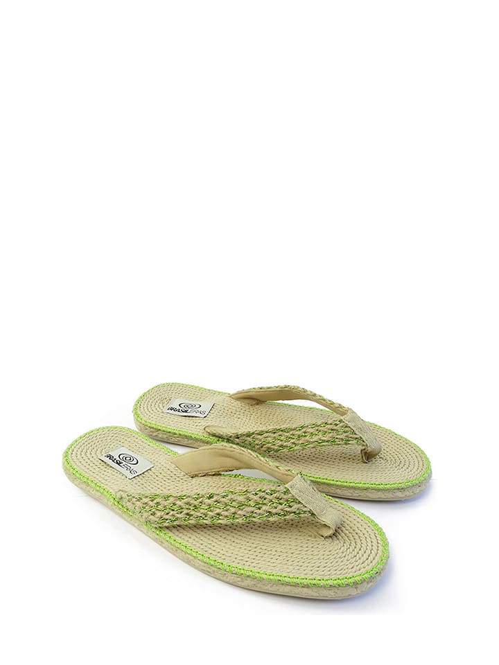 Brasileras Japonki w kolorze jasnozielono-beżowym rozmiar: 37