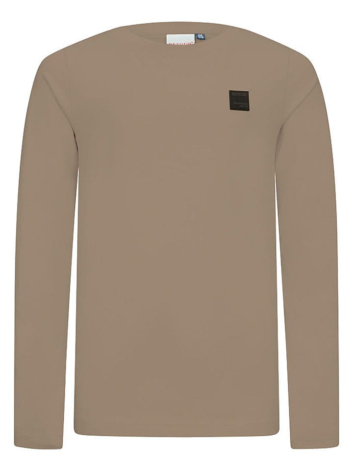 Retour Koszulka "Marvin" w kolorze jasnobrązowym rozmiar: 146/152