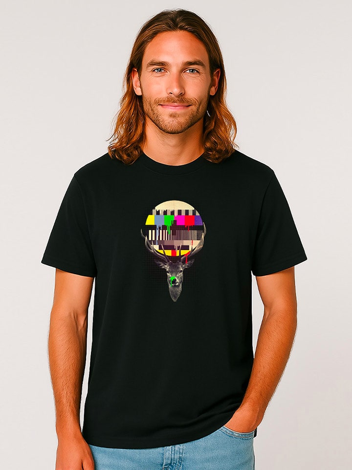 WOOOP Koszulka "No signal" w kolorze czarnym rozmiar: XXL