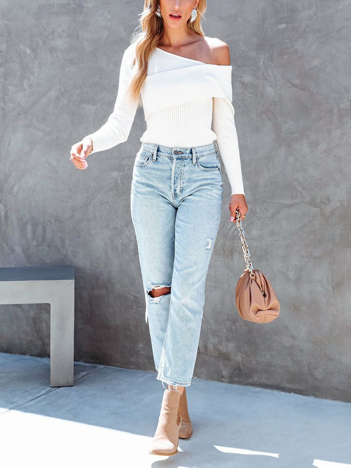 LA Angels Sweter w kolorze białym rozmiar: L