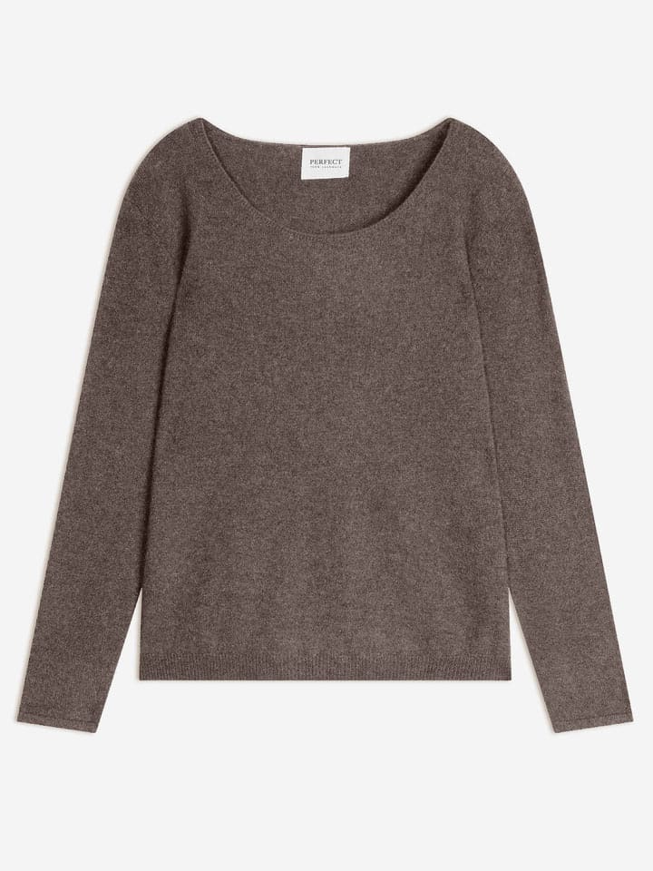 Perfect Cashmere Kaszmirowy sweter "Lindsay" w kolorze brązowym rozmiar: S