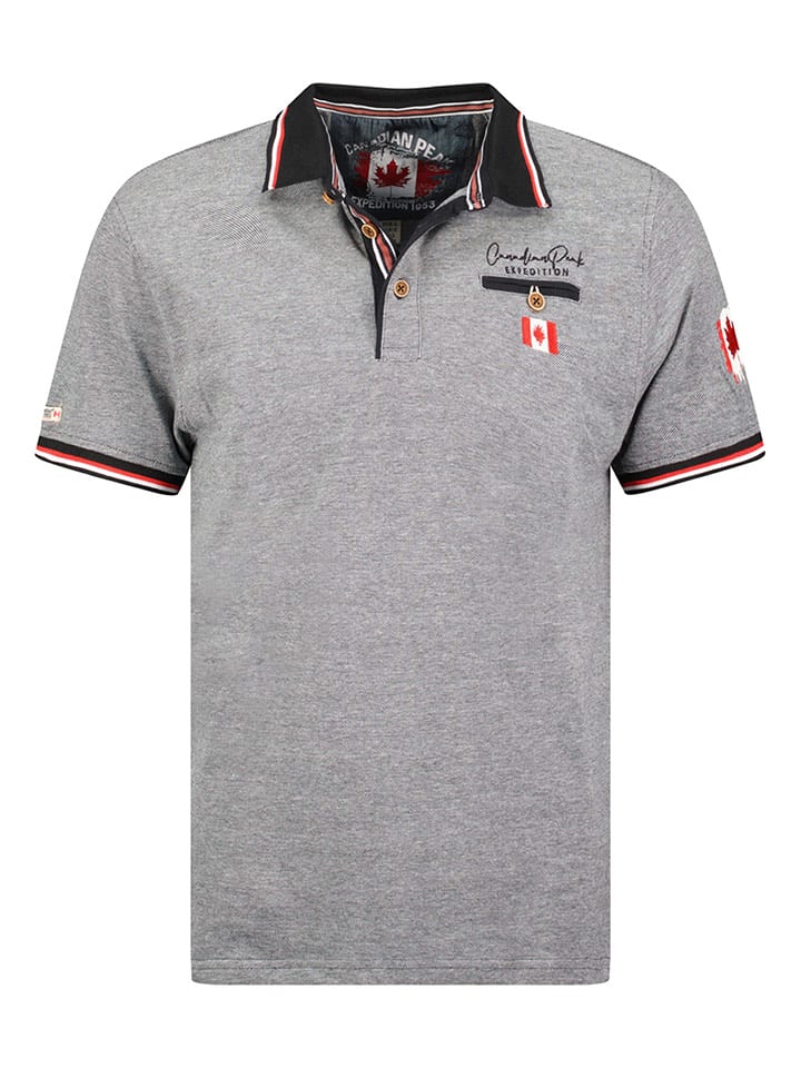 Canadian Peak Koszulka polo "Kblendeak" w kolorze jasnoszarym rozmiar: S