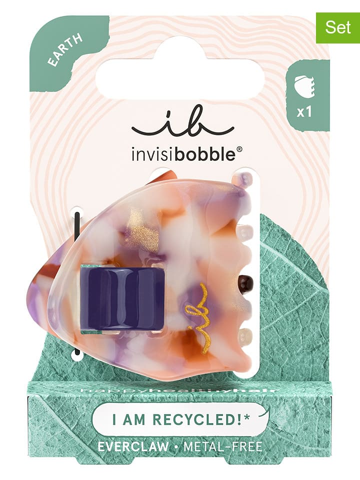 Invisibobble Spinki do włosów (2 szt.) "Everclaw" ze wzorem rozmiar: onesize