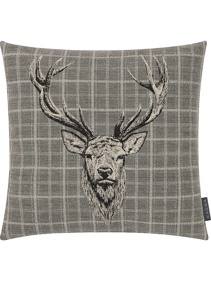 Magma Heimtex Poszewka "Burton" w kolorze szarym na poduszkę - 45 x 45 cm rozmiar: onesize