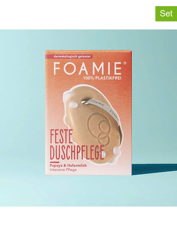 Foamie Mydła pod prysznic (2 szt.) "Oat to Be Smooth" - po 80 g rozmiar: onesize