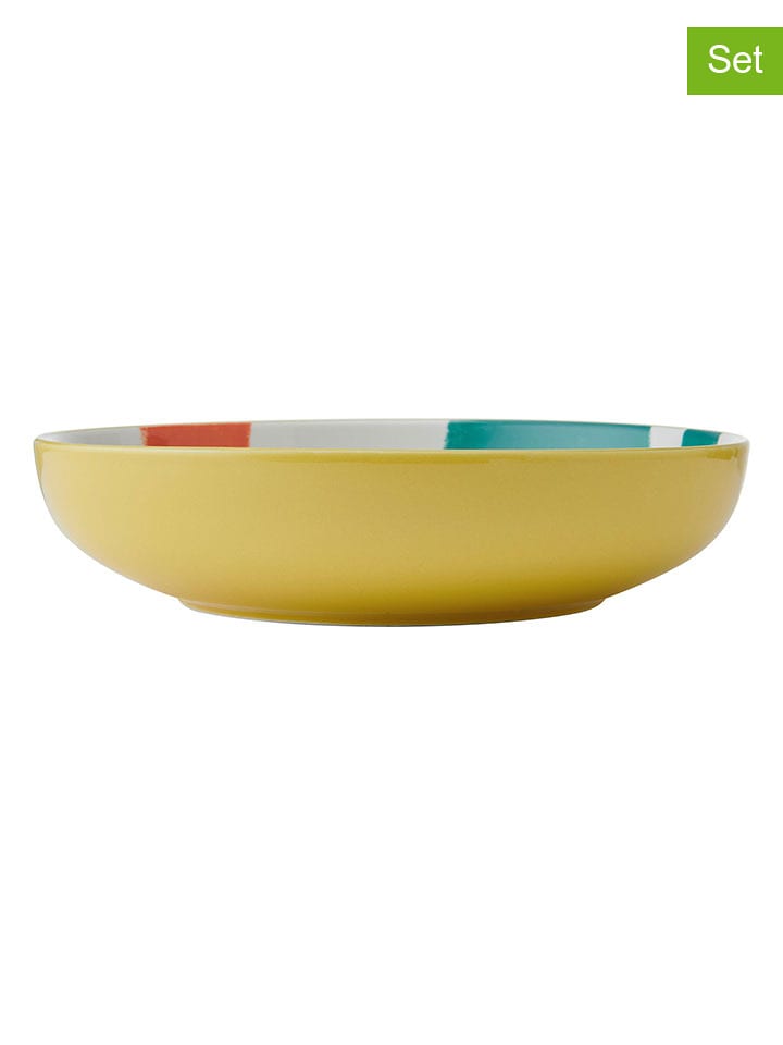 Mikasa Miski (2 szt.) w kolorze żółto-turkusowym do makaronu - wys. 5 x Ø 21 cm rozmiar: onesize