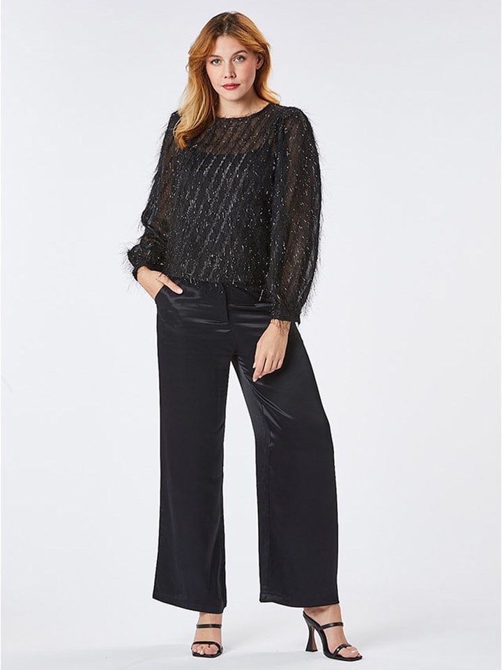 Zibi London Bluzka w kolorze czarnym rozmiar: 42