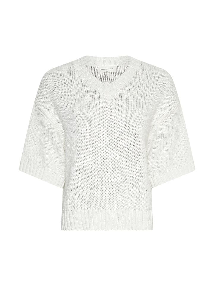 MOSS COPENHAGEN Sweter "Hannalie" w kolorze kremowym rozmiar: XS/S