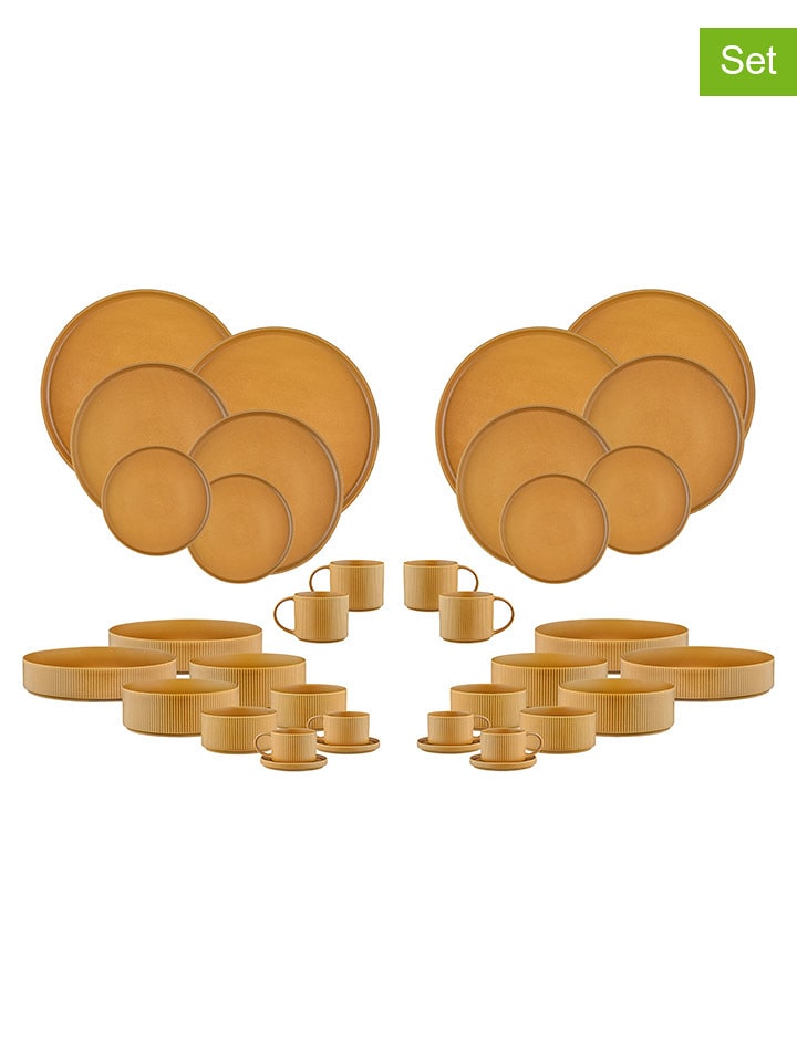 Björn 36-częściowy zestaw "Scandi" w kolorze musztardowym rozmiar: onesize