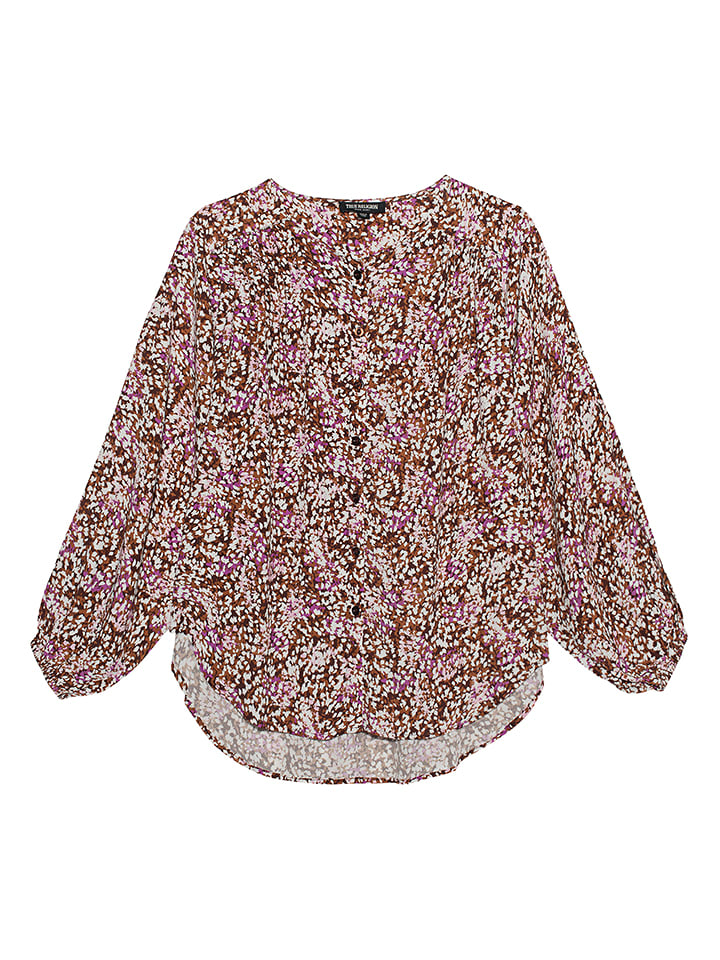 True Religion Bluzka w kolorze brązowo-jasnoróżowym rozmiar: S