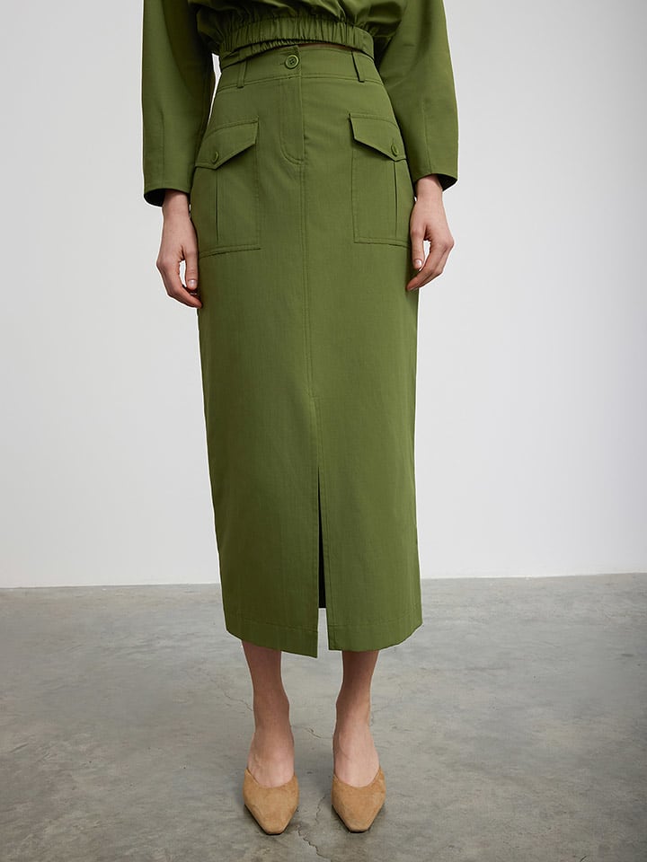 BGN Spódnica w kolorze zielonym rozmiar: 40