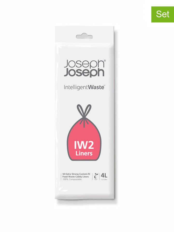 JosephJoseph Worki (50 szt.) w kolorze czarnym na śmieci rozmiar: onesize