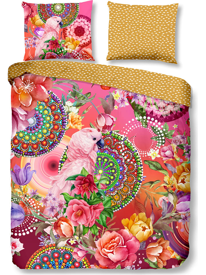 Hip Komplet pościeli satynowej ze wzorem rozmiar: 200x220 cm