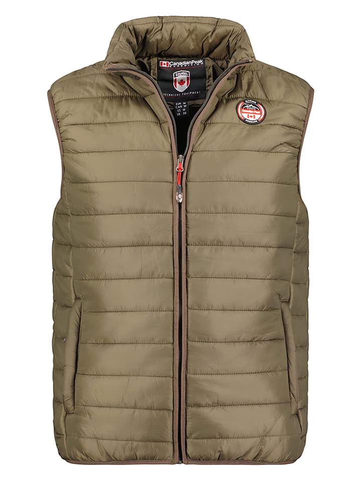 Canadian Peak Kamizelka pikowana "Vatikeak" w kolorze khaki rozmiar: 152