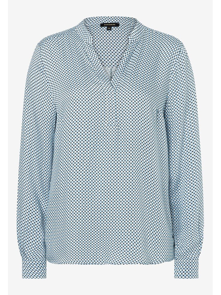 More & More Bluzka w kolorze niebiesko-białym rozmiar: 36