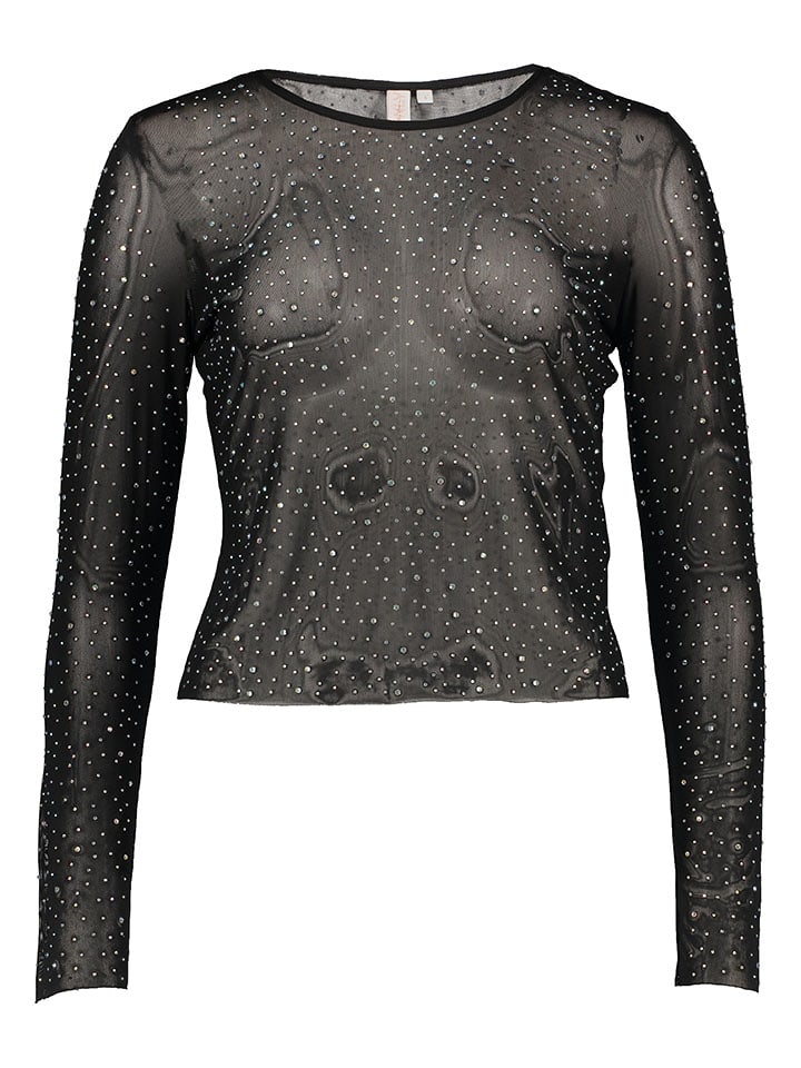 ONLY Koszulka w kolorze czarnym rozmiar: S