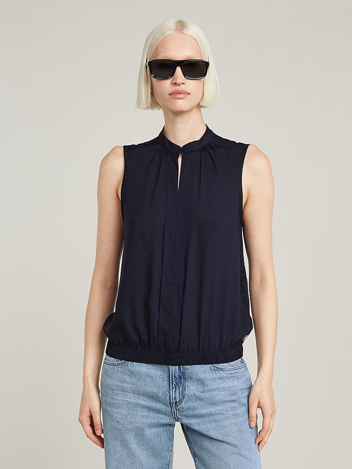 G-Star Bluzka w kolorze granatowym rozmiar: S