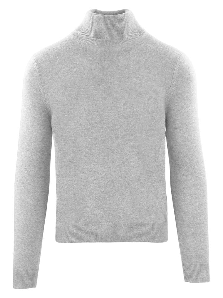 Malo Optimum Kaszmirowy golf "Lupetto" w kolorze jasnoszarym rozmiar: XL