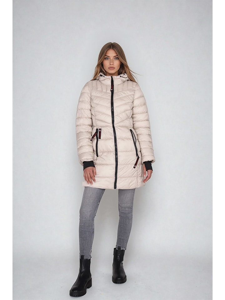 CANADA weather gear Płaszcz zimowy w kolorze kremowym rozmiar: XL