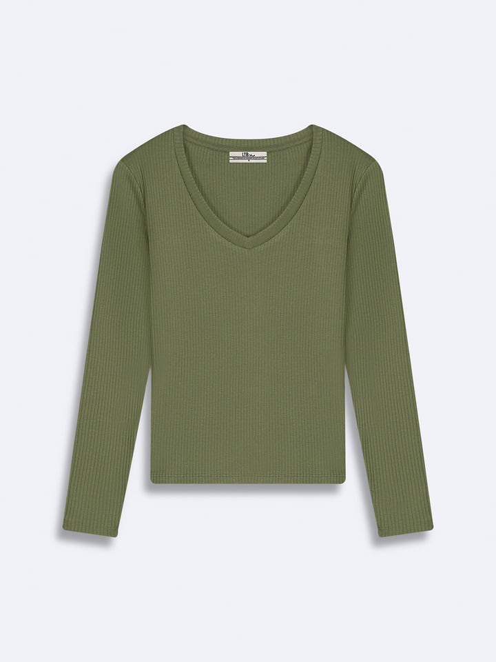 LTB Sweter w kolorze jasnozielonym rozmiar: XS