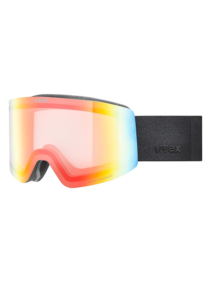 Uvex Gogle narciarskie "Provoqe V" w kolorze czarnym ze wzorem rozmiar: onesize