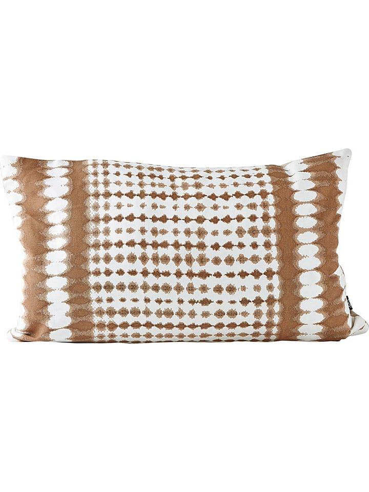 Villa Collection Poduszka w kolorze beżowo-białym - 30 x 50 cm rozmiar: onesize