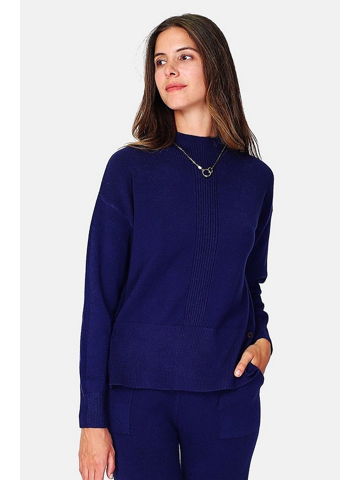 William de Faye Sweter w kolorze granatowym rozmiar: 42