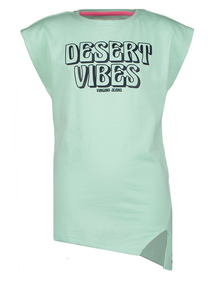 Vingino Koszulka "Hinny" w kolorze turkusowym rozmiar: 116