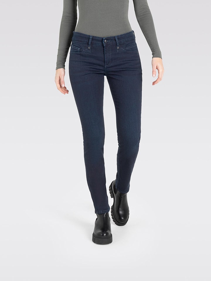 MAC Dżinsy "Rich" - Slim fit - w kolorze granatowym rozmiar: 40/L30
