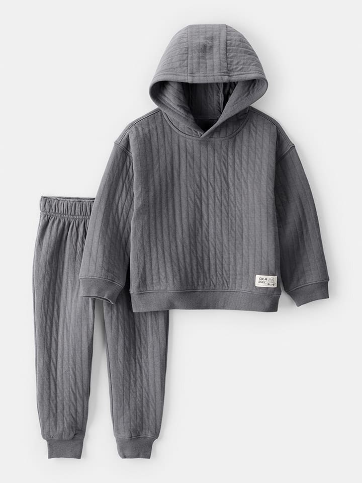 carter's 2-częściowy zestaw w kolorze antracytowym rozmiar: 86