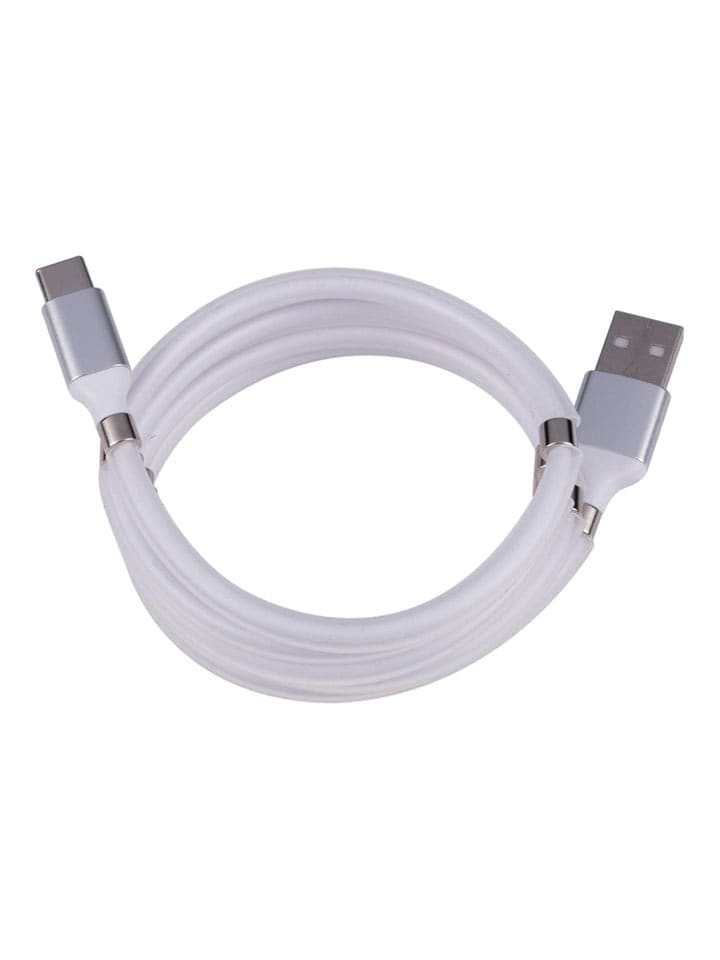 GRUNDIG Kabel USB-A do USB typu C w kolorze białym - dł. 100 cm rozmiar: onesize