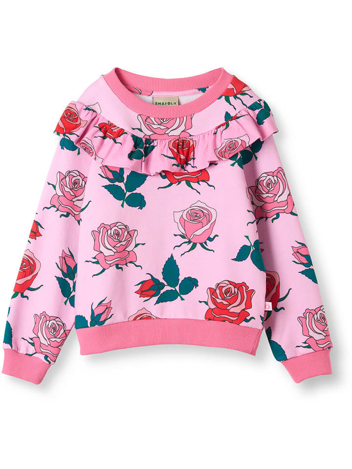 Småfolk Bluza "Quincy" w kolorze jasnoróżowym rozmiar: 110/116