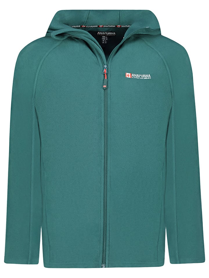 ANAPURNA Kurtka polarowa "Tugoodana" w kolorze morskim rozmiar: M