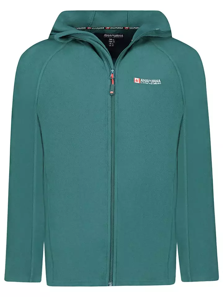 ANAPURNA Kurtka polarowa "Tugoodana" w kolorze morskim rozmiar: M