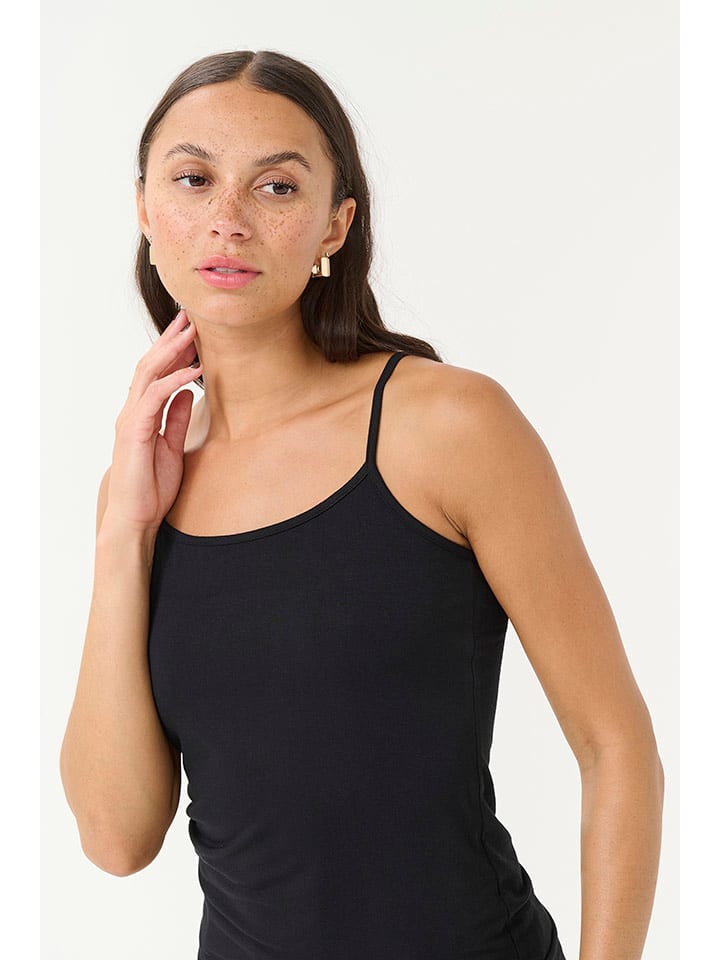 Kaffe Top "Frida" w kolorze czarnym rozmiar: XL