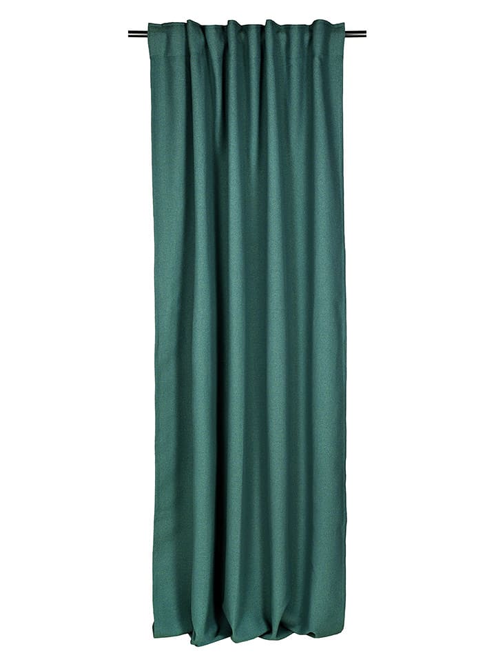 ESPRIT Zasłona "Fun" w kolorze zielonym ze szlufkami rozmiar: 130x250 cm