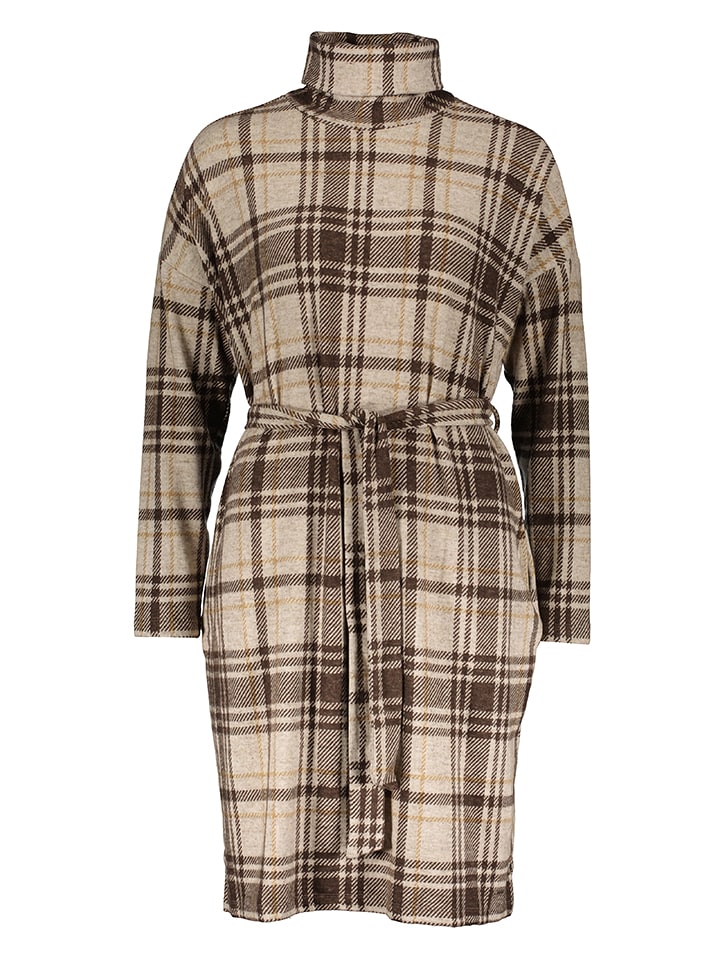 Herrlicher Sukienka "Brisa" w kolorze brązowo-beżowym rozmiar: S