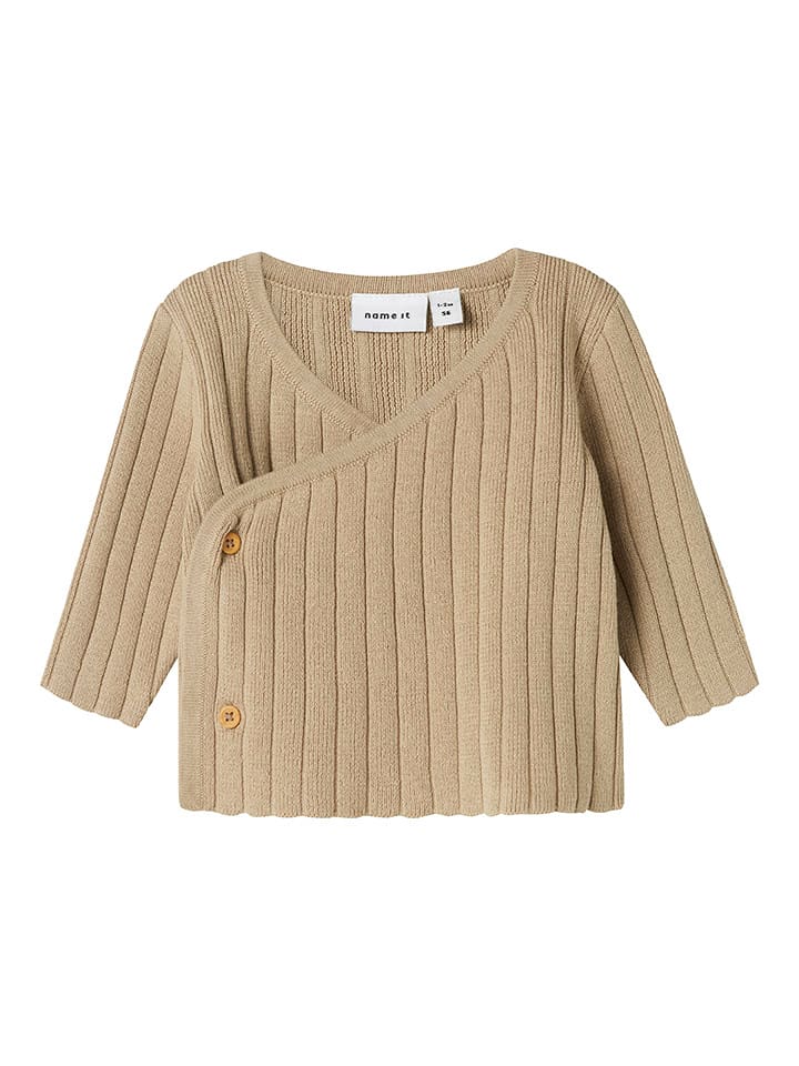 name it Kardigan "Omun" w kolorze beżowym rozmiar: 68