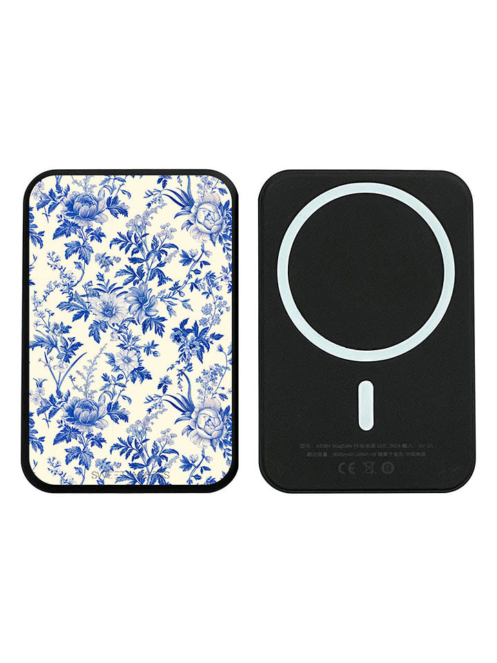 SWEET ACCESS Powerbank w kolorze czarno-kremowo-niebieskim - 10.000 mAh rozmiar: onesize